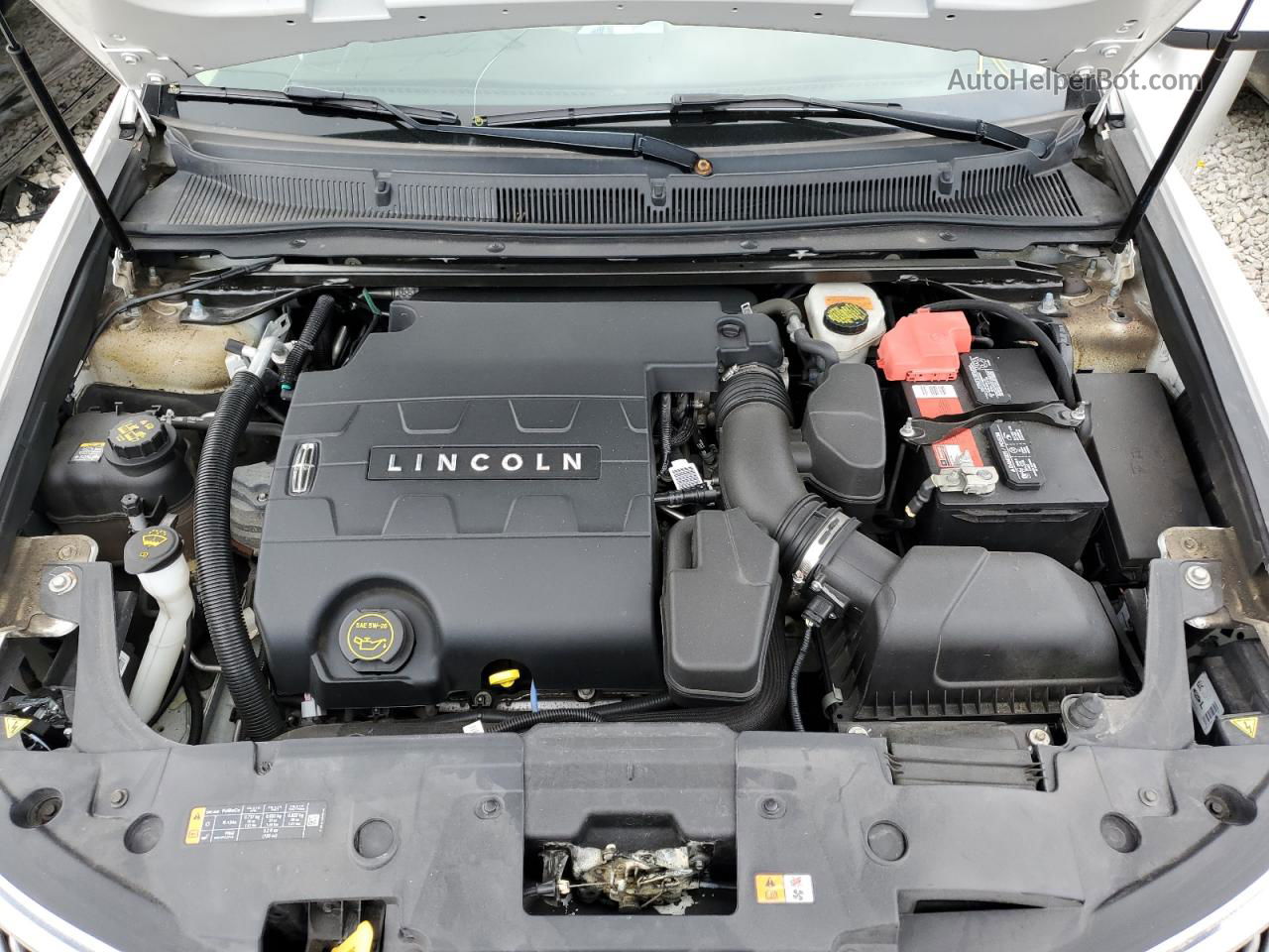 2014 Lincoln Mks  Белый vin: 1LNHL9EK4EG607800