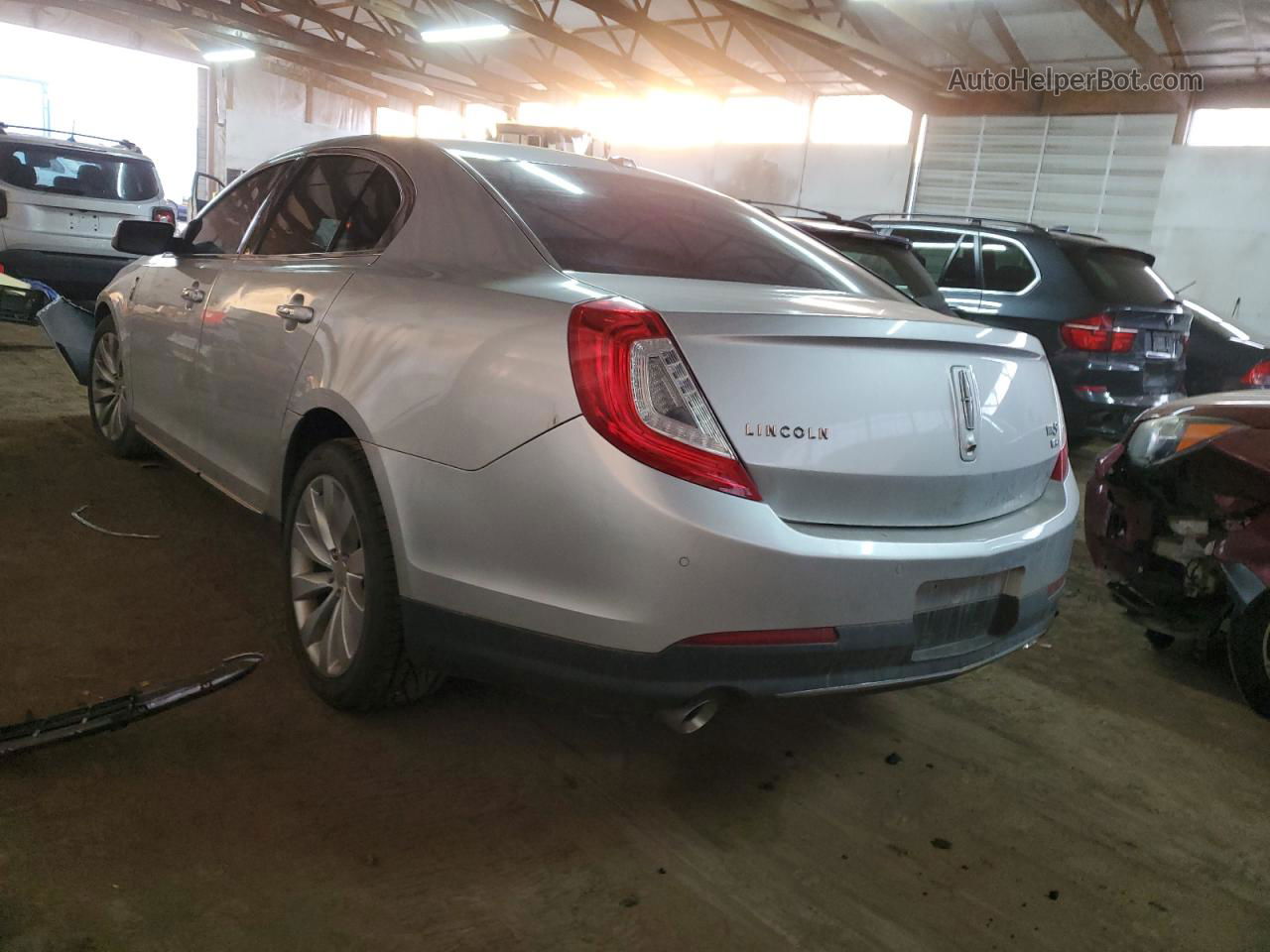 2014 Lincoln Mks  Silver vin: 1LNHL9EK4EG608932