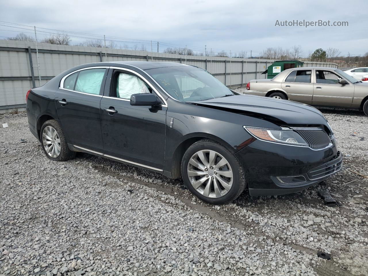 2014 Lincoln Mks  Black vin: 1LNHL9EK5EG605683