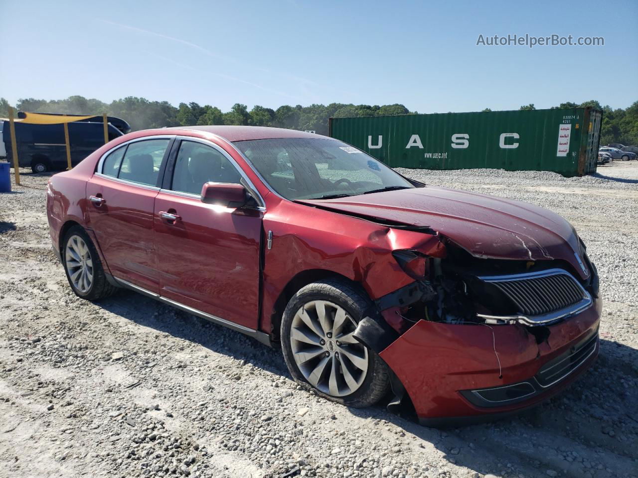 2014 Lincoln Mks  Red vin: 1LNHL9EK5EG608714