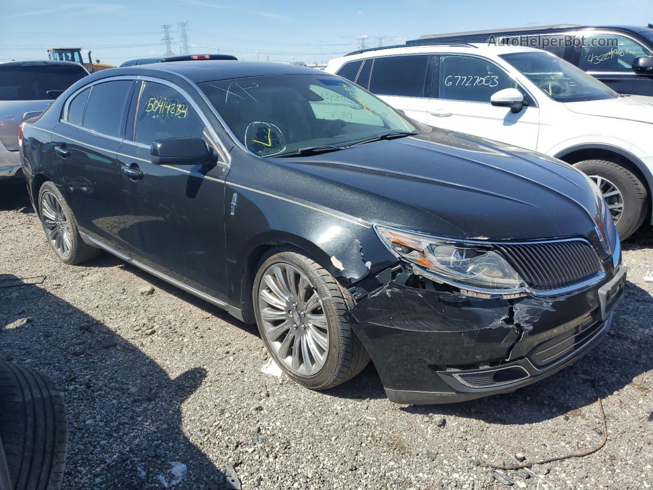 2014 Lincoln Mks Black vin: 1LNHL9EK7EG602560