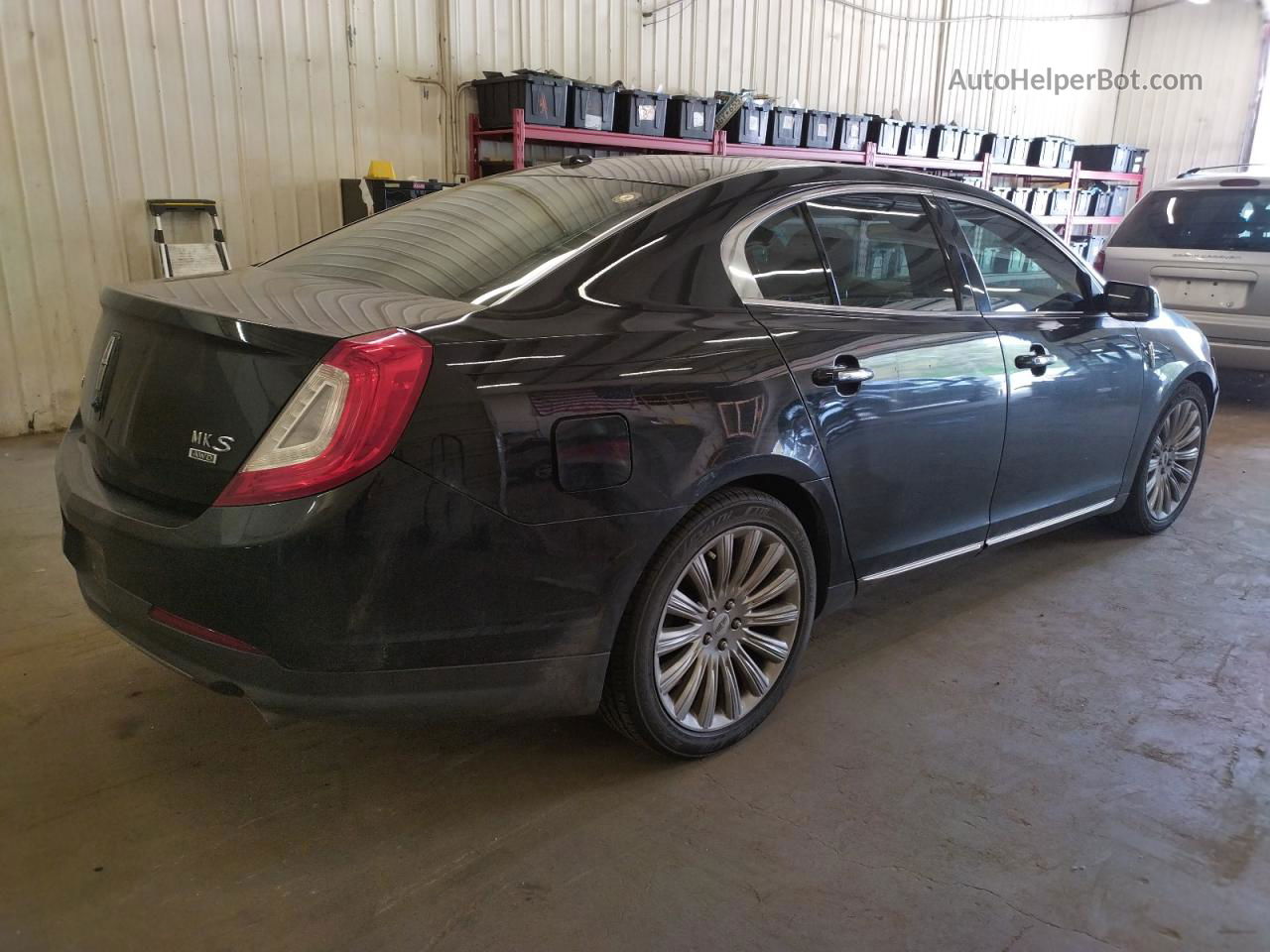 2014 Lincoln Mks  Black vin: 1LNHL9EK7EG610609