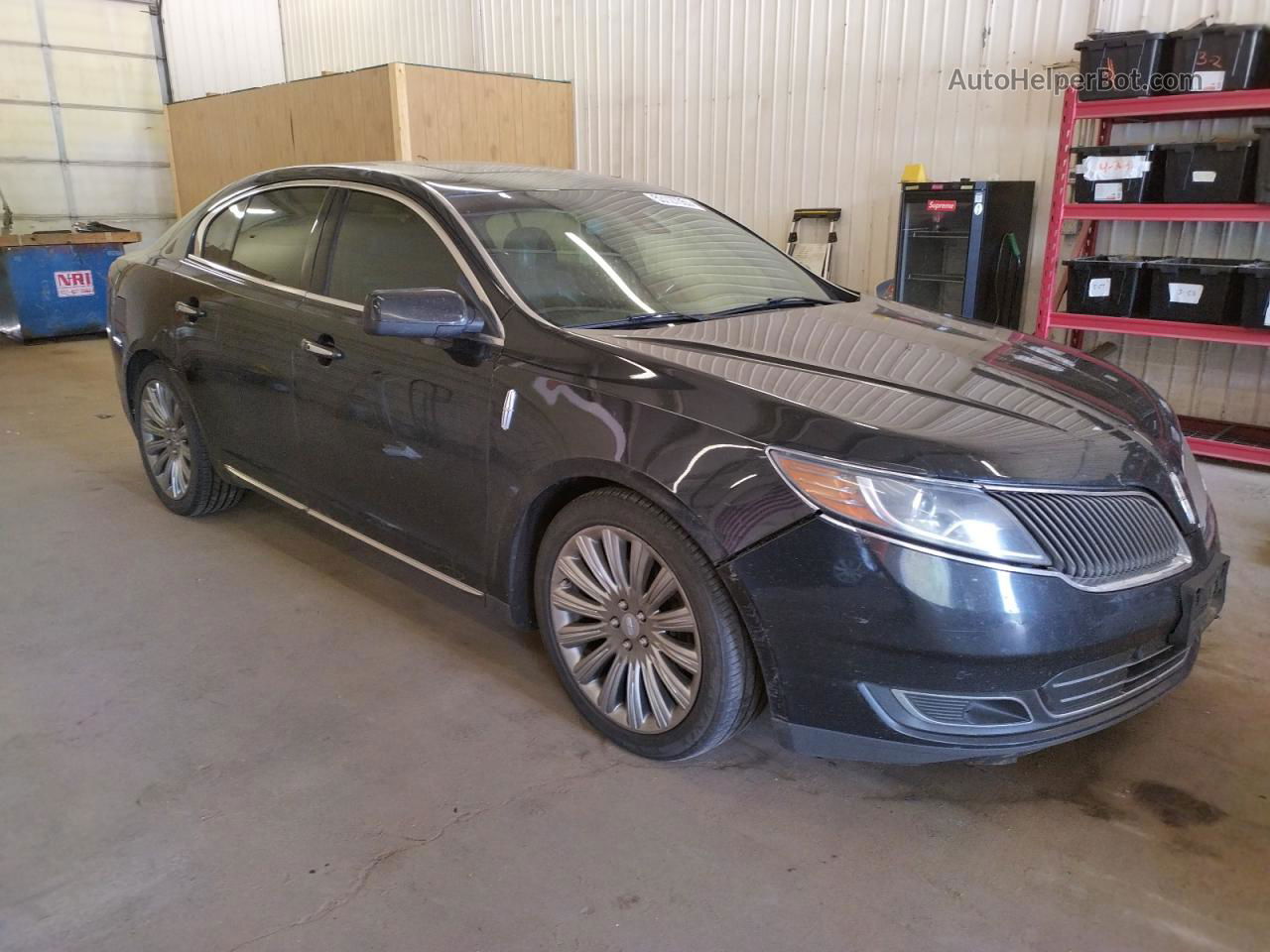 2014 Lincoln Mks  Black vin: 1LNHL9EK7EG610609