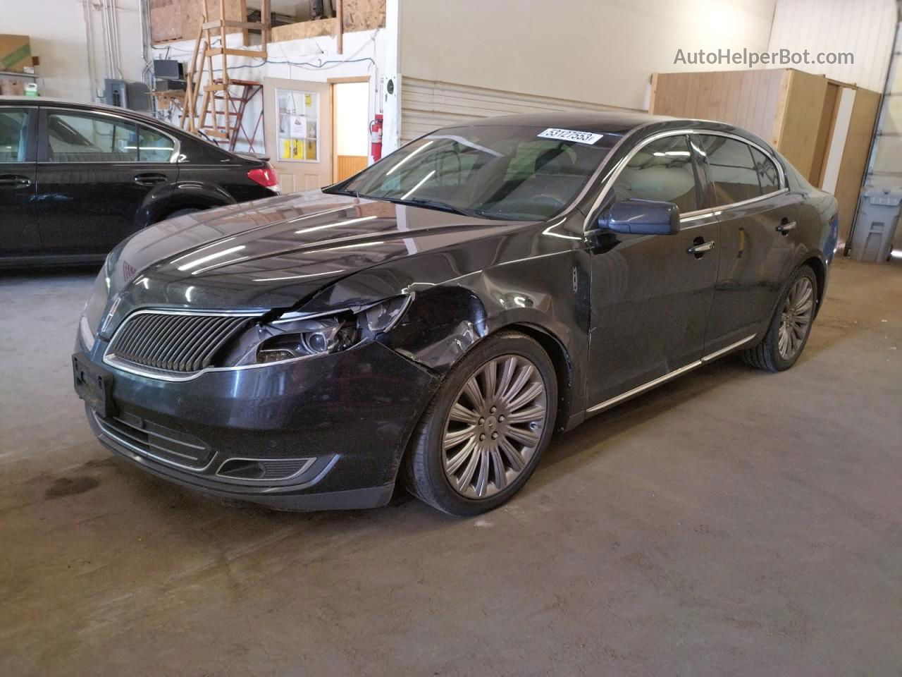 2014 Lincoln Mks  Black vin: 1LNHL9EK7EG610609