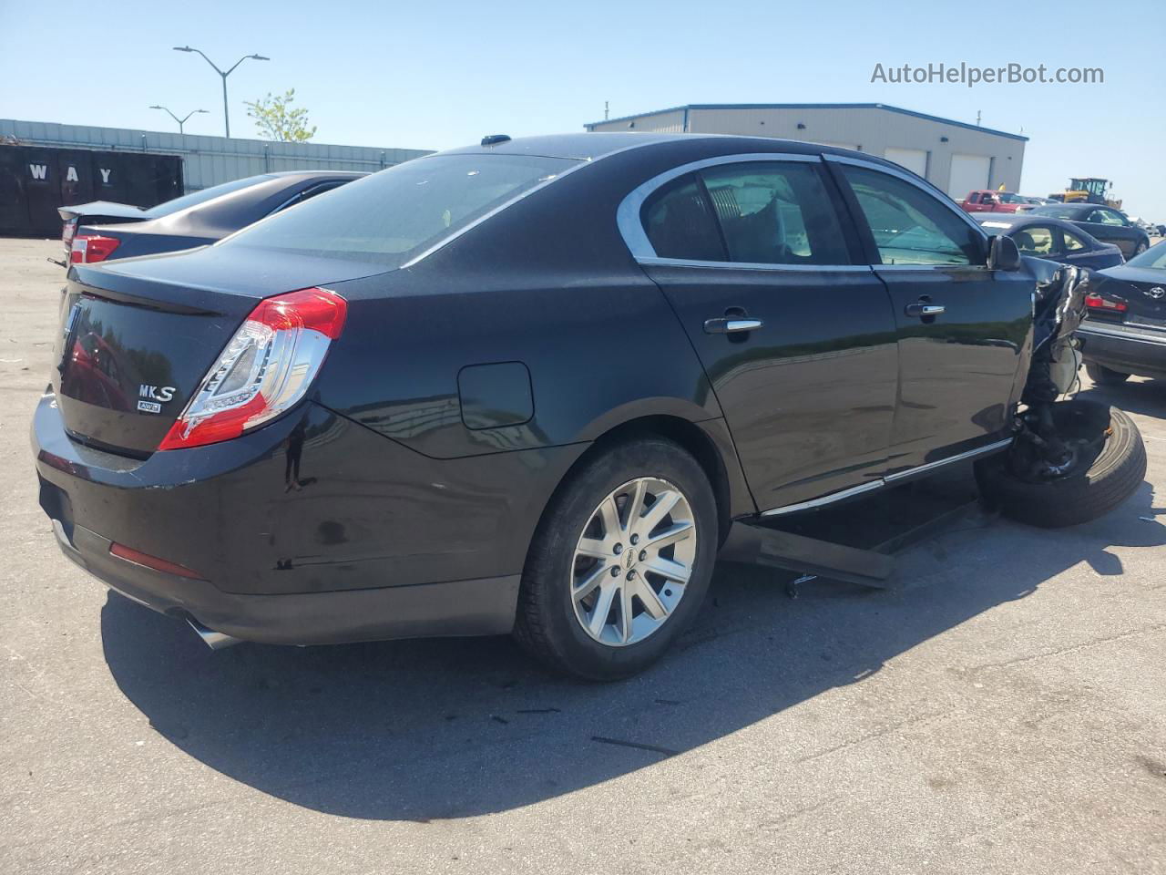 2014 Lincoln Mks  Black vin: 1LNHL9EK8EG607797