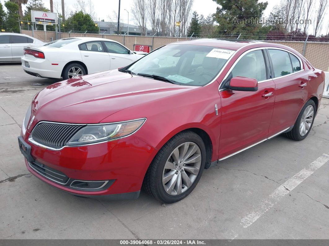 2014 Lincoln Mks   Red vin: 1LNHL9EK9EG605007