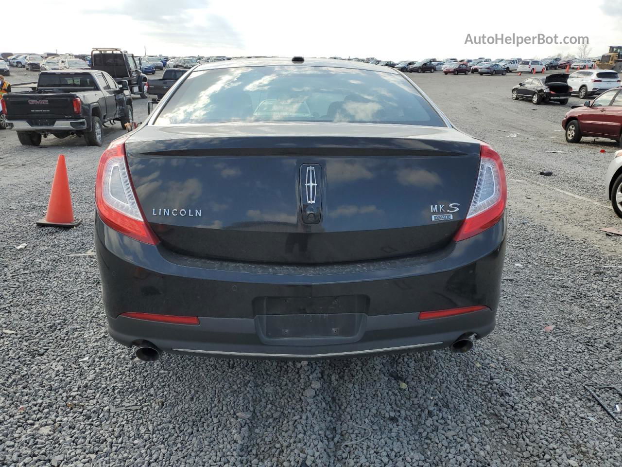 2014 Lincoln Mks  Black vin: 1LNHL9EK9EG608425