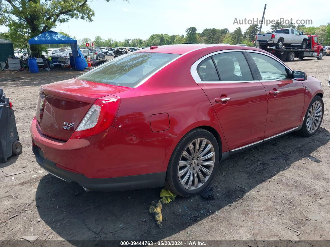 2014 Lincoln Mks   Темно-бордовый vin: 1LNHL9EK9EG611633