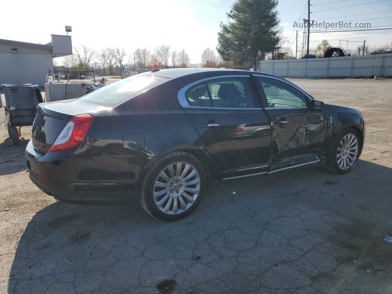 2014 Lincoln Mks  Black vin: 1LNHL9EKXEG605193