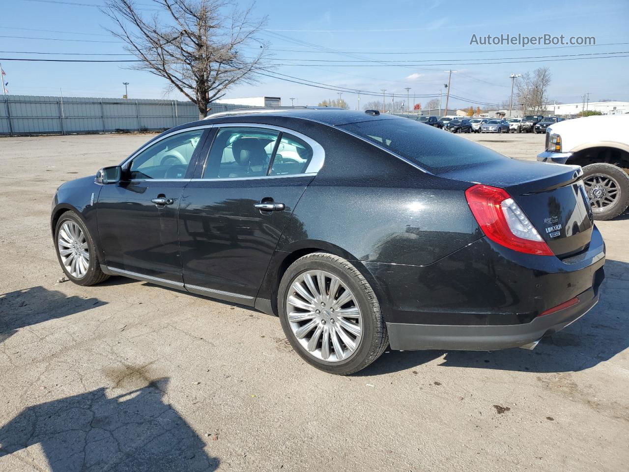 2014 Lincoln Mks  Black vin: 1LNHL9EKXEG605193