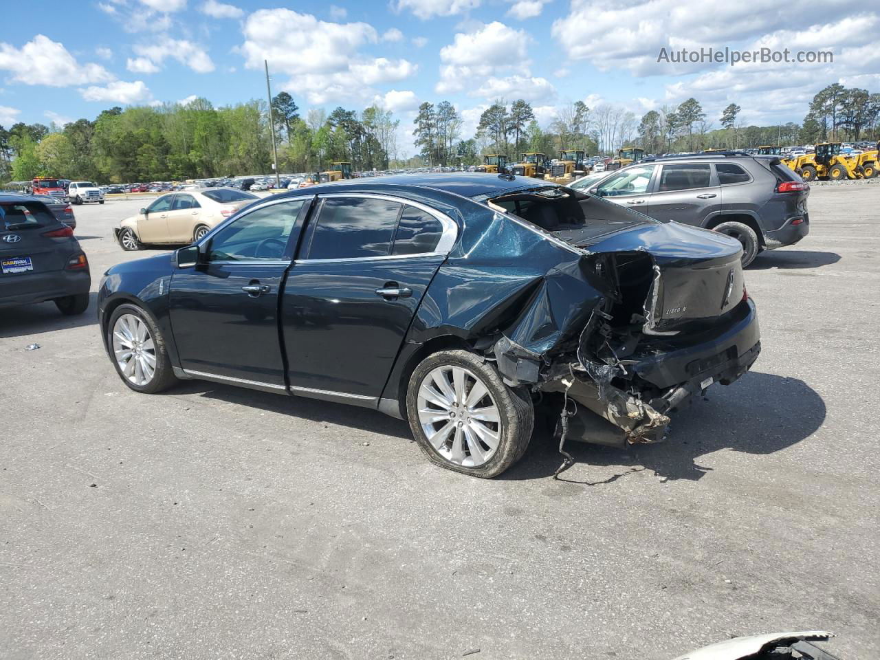 2014 Lincoln Mks  Black vin: 1LNHL9FT0EG600754