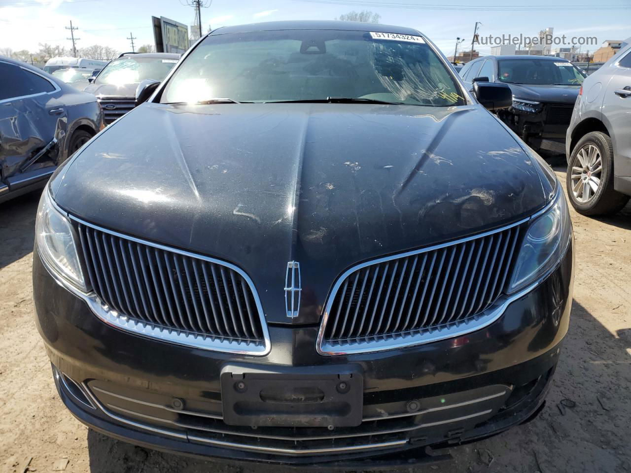 2014 Lincoln Mks  Black vin: 1LNHL9FT0EG601581