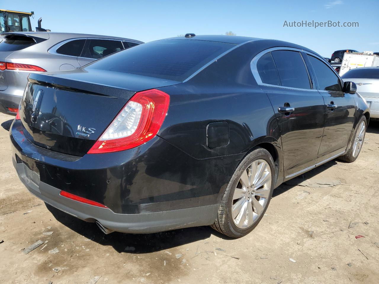 2014 Lincoln Mks  Black vin: 1LNHL9FT0EG601581