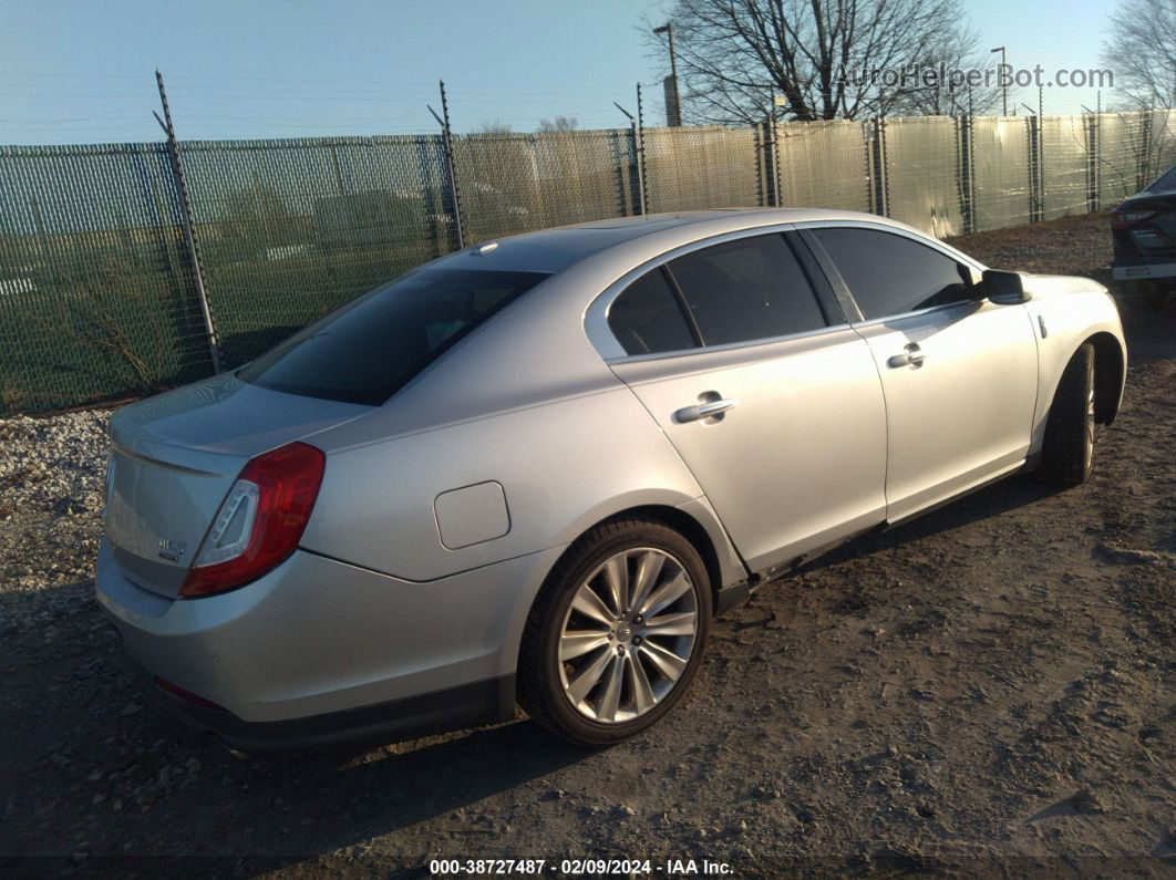 2014 Lincoln Mks Ecoboost Silver vin: 1LNHL9FT0EG603699