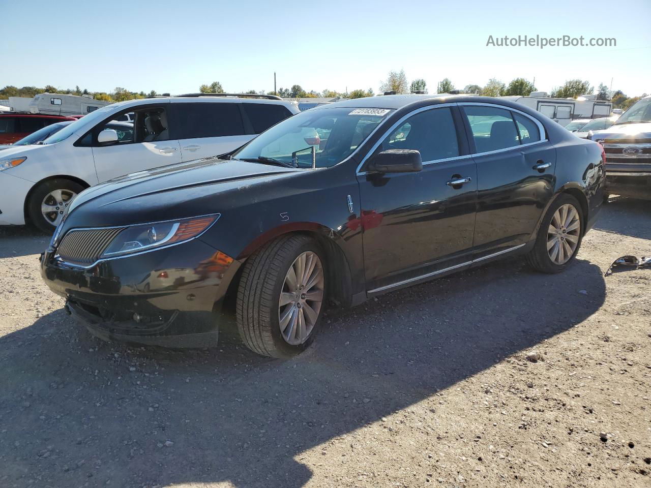 2014 Lincoln Mks  Черный vin: 1LNHL9FT0EG607266