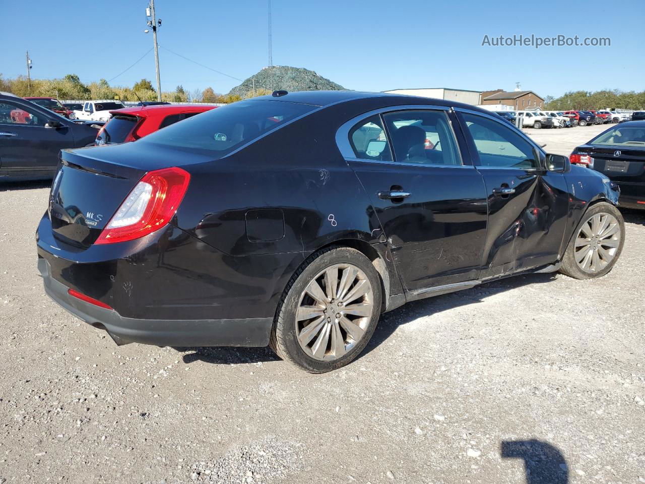 2014 Lincoln Mks  Black vin: 1LNHL9FT0EG607266