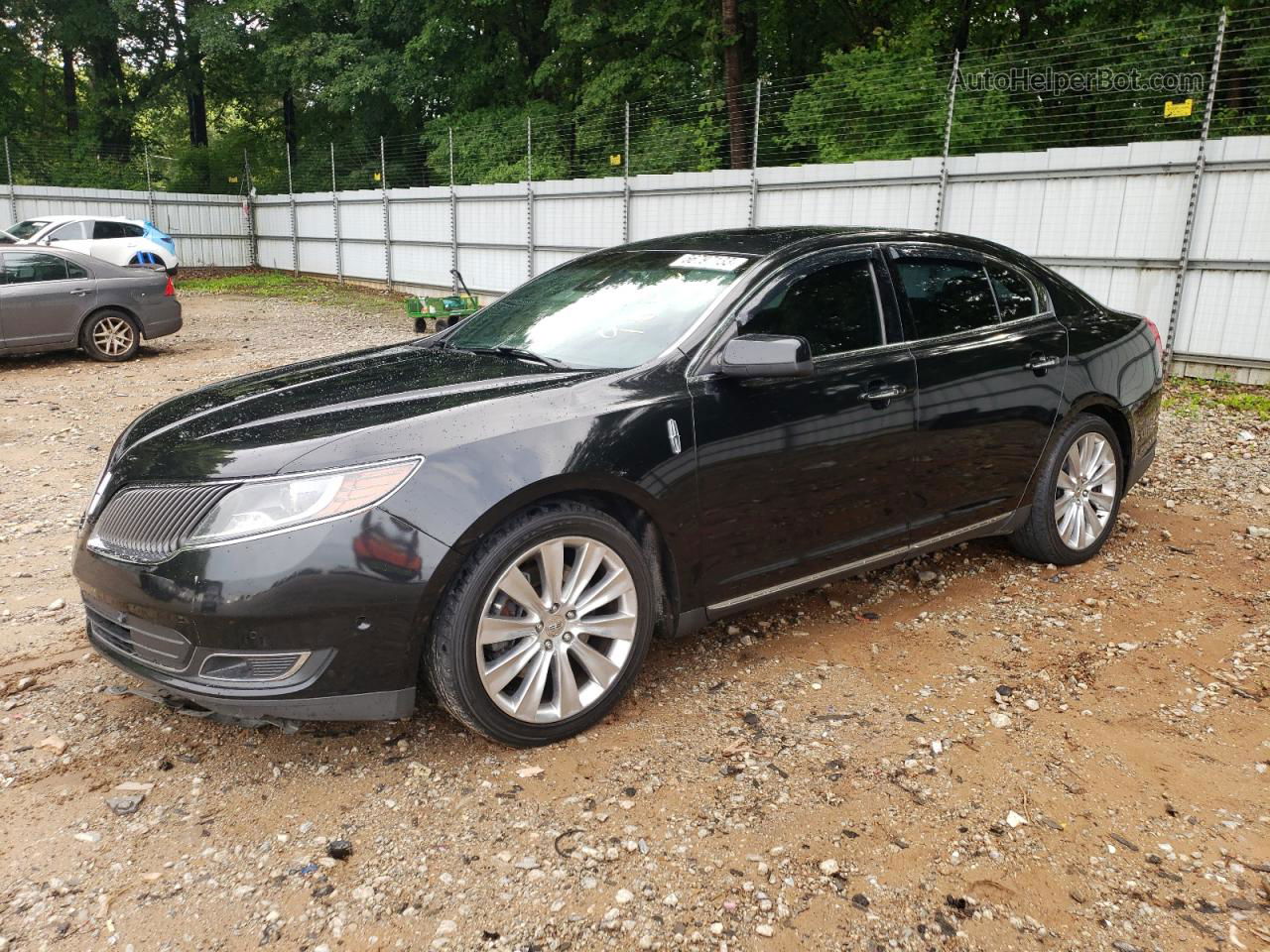 2014 Lincoln Mks  Black vin: 1LNHL9FT0EG609888