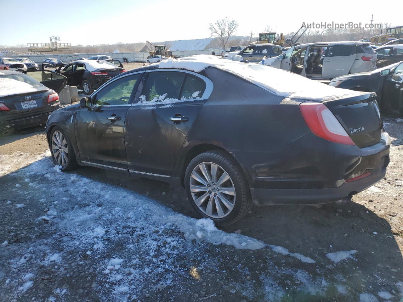 2014 Lincoln Mks  Черный vin: 1LNHL9FT1EG605378