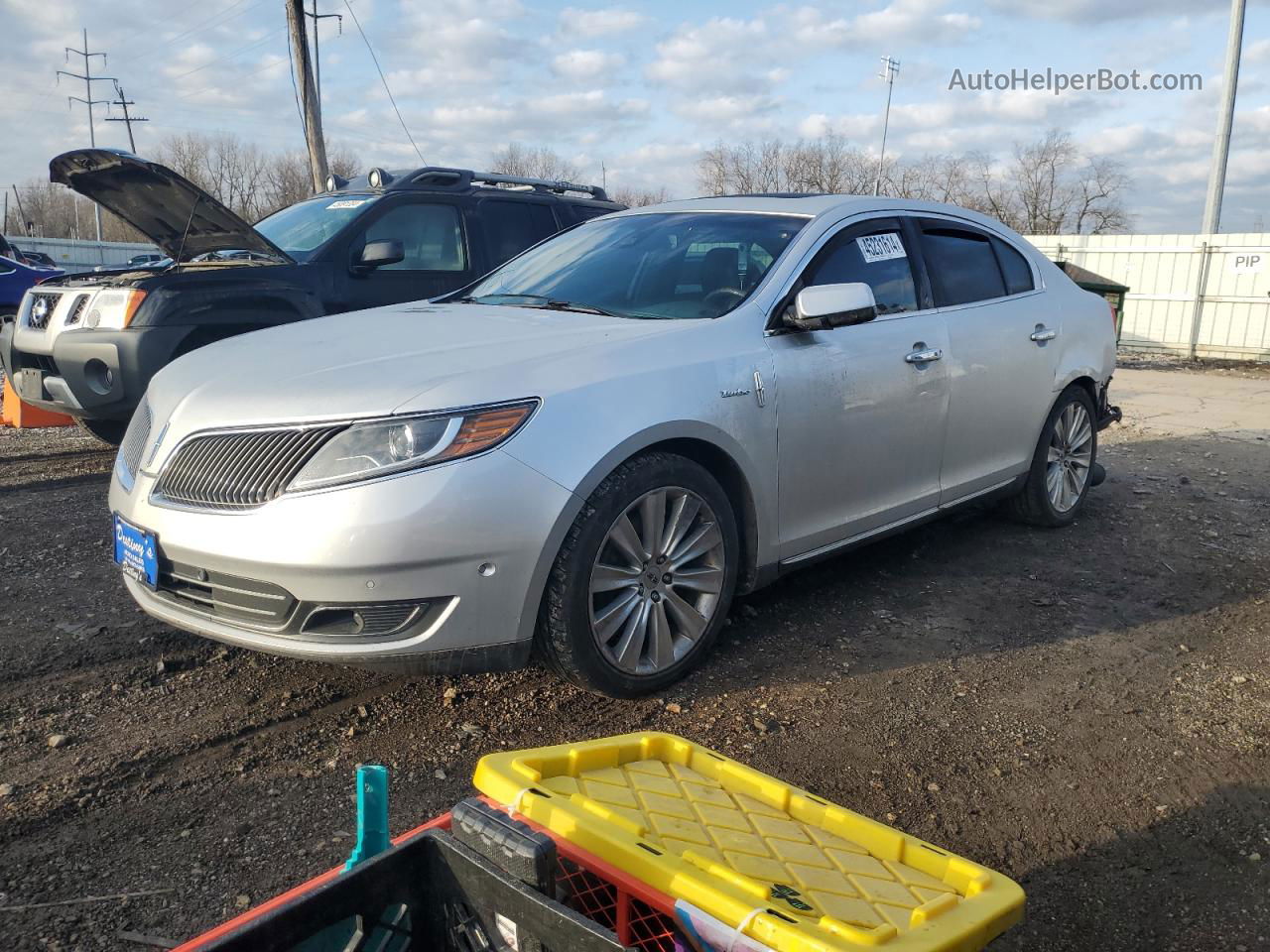 2014 Lincoln Mks  Серый vin: 1LNHL9FT2EG612968