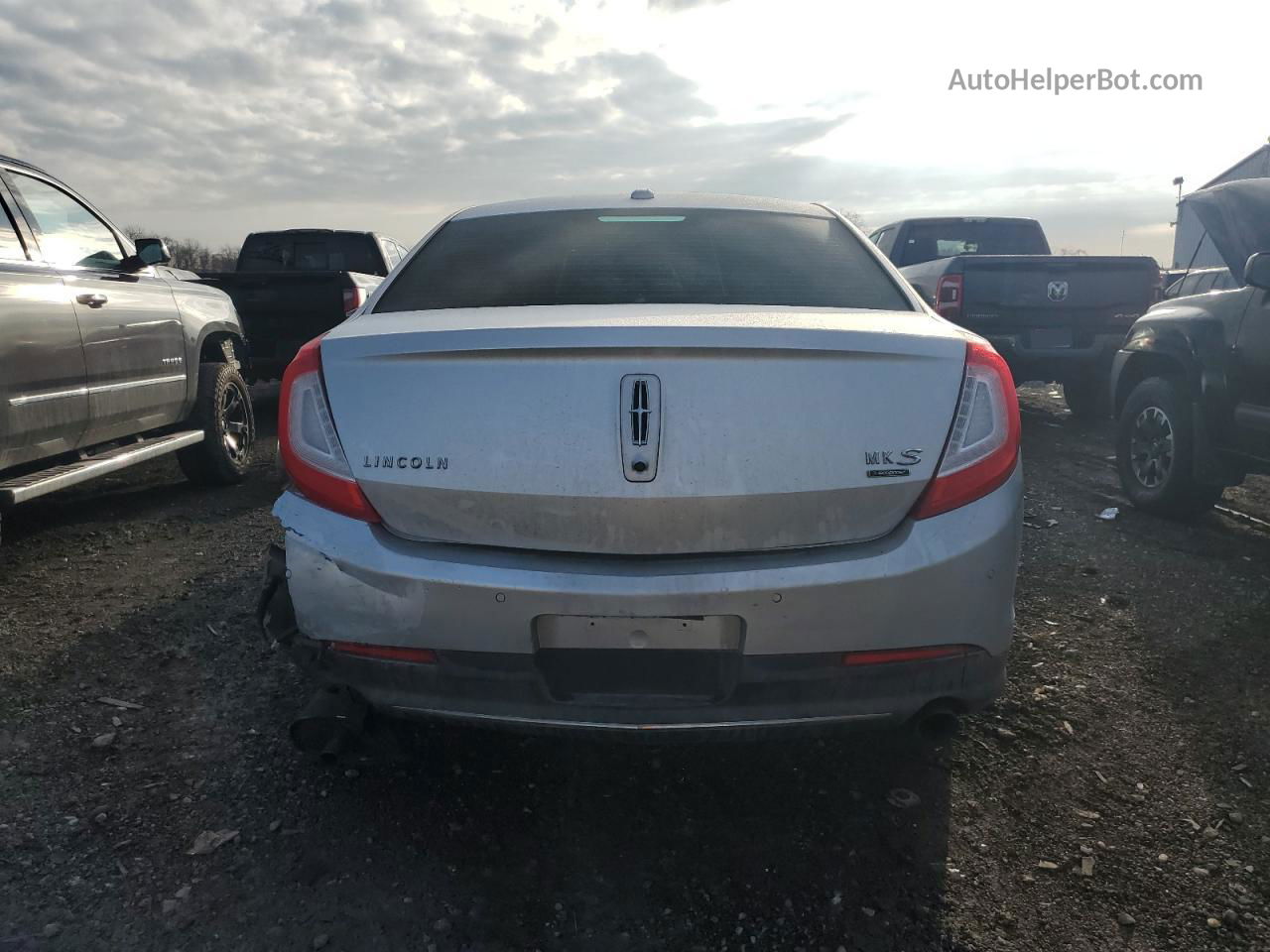 2014 Lincoln Mks  Серый vin: 1LNHL9FT2EG612968