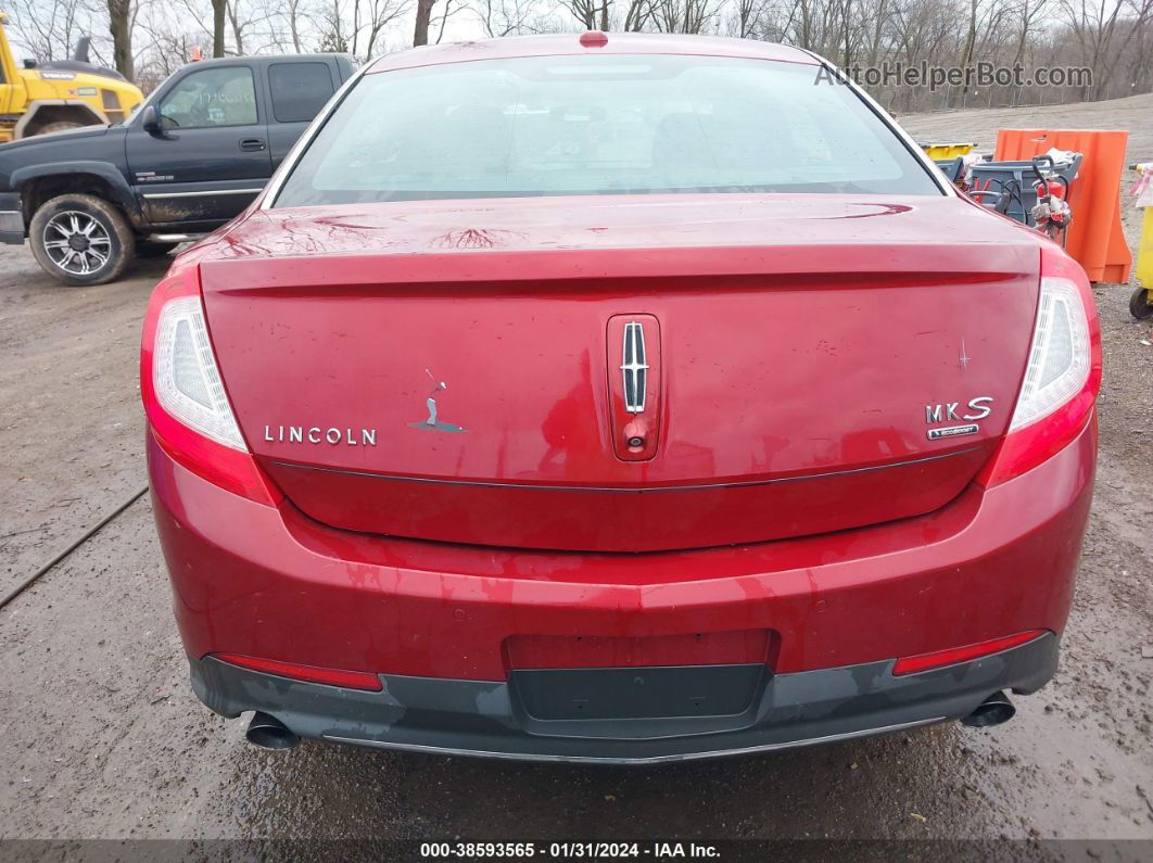 2014 Lincoln Mks Ecoboost Red vin: 1LNHL9FT3EG600621