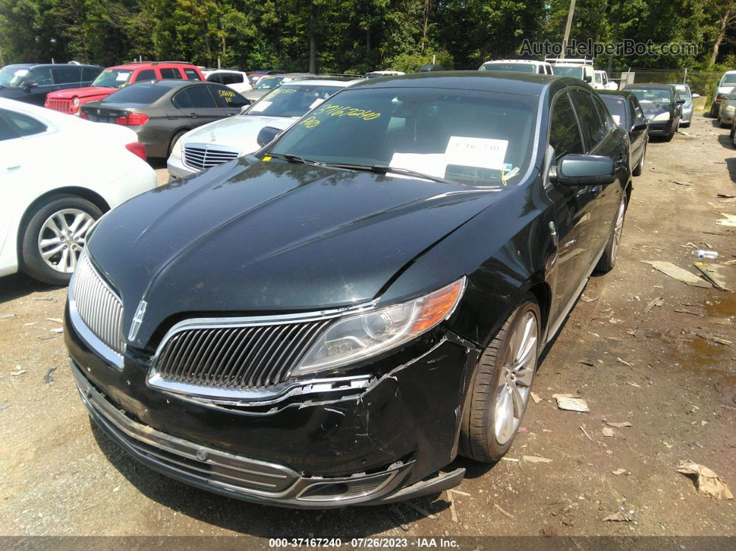 2014 Lincoln Mks Ecoboost Черный vin: 1LNHL9FT3EG601154