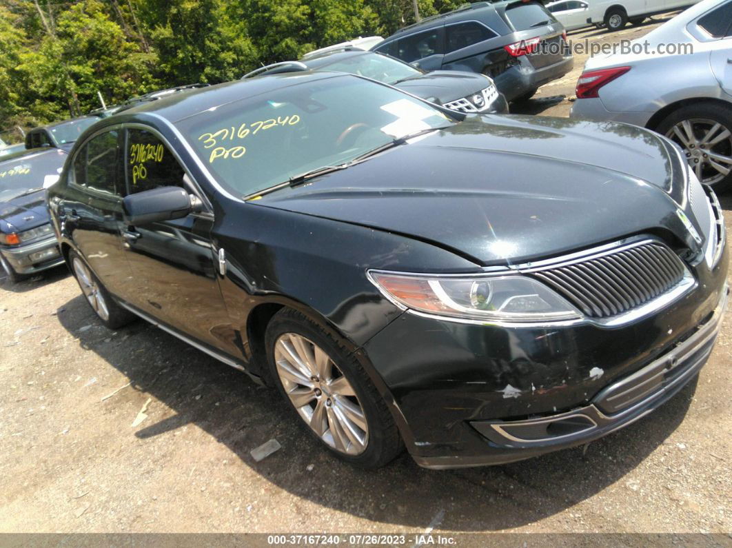 2014 Lincoln Mks Ecoboost Black vin: 1LNHL9FT3EG601154