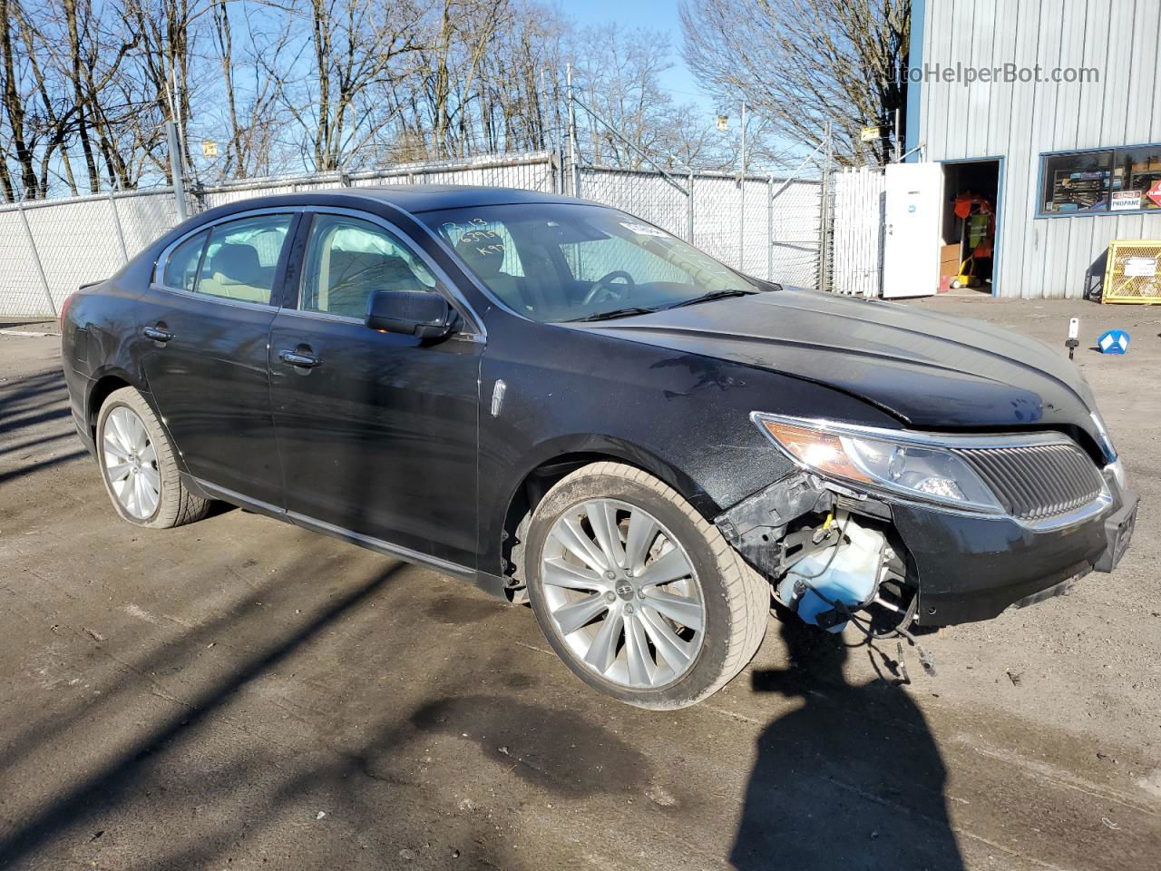 2014 Lincoln Mks  Черный vin: 1LNHL9FT3EG606595