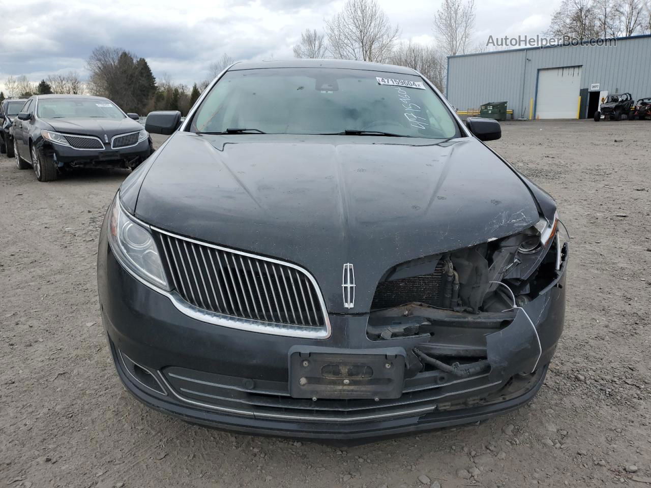 2014 Lincoln Mks  Black vin: 1LNHL9FT3EG606595