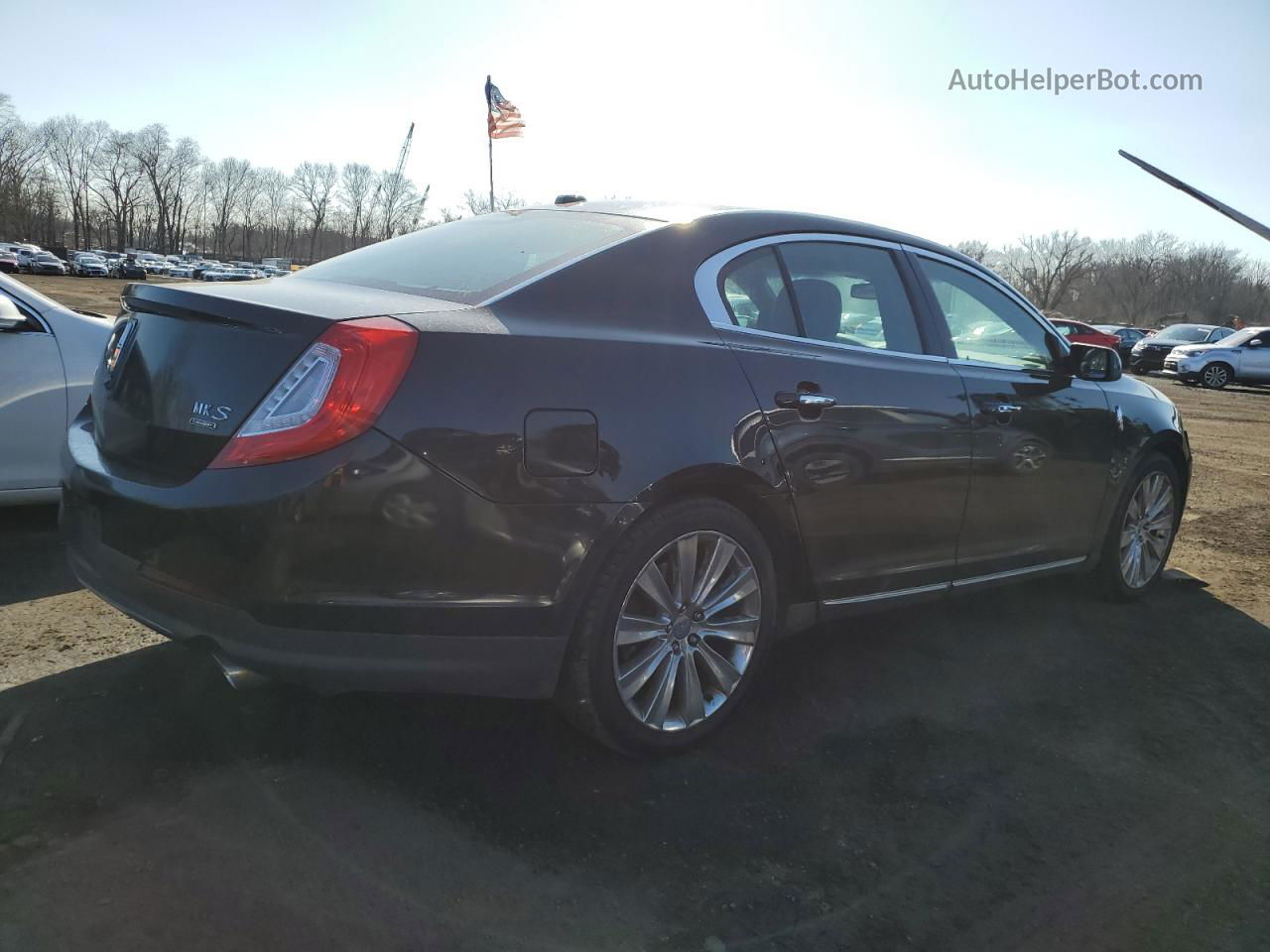 2014 Lincoln Mks  Black vin: 1LNHL9FT5EG601446