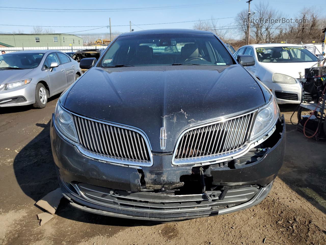 2014 Lincoln Mks  Черный vin: 1LNHL9FT5EG601446