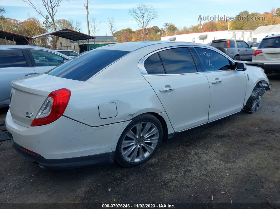 2014 Lincoln Mks Ecoboost White vin: 1LNHL9FT5EG612382