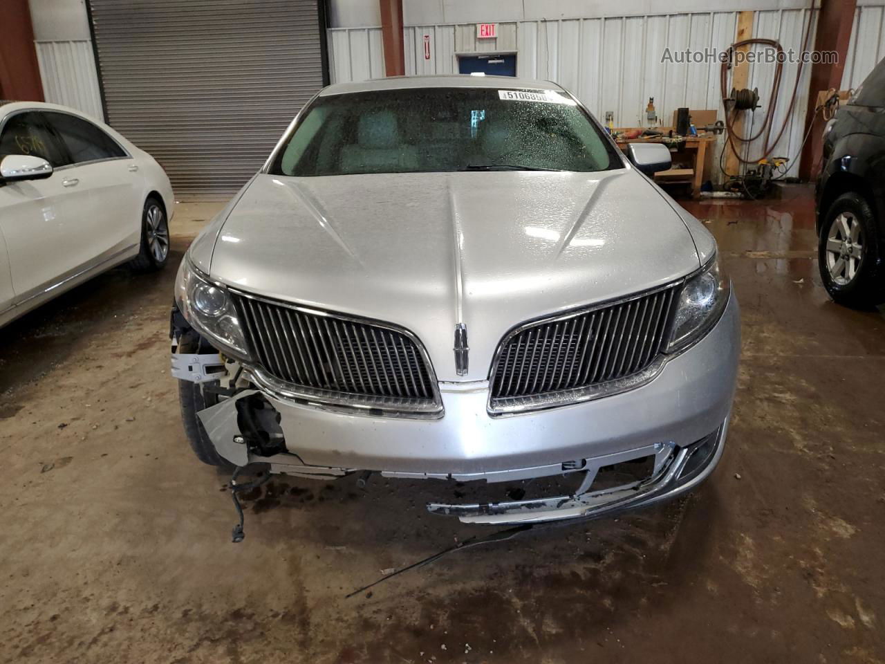 2014 Lincoln Mks  Silver vin: 1LNHL9FT6EG608504