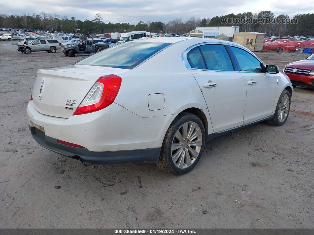 2014 Lincoln Mks Ecoboost White vin: 1LNHL9FT6EG609832