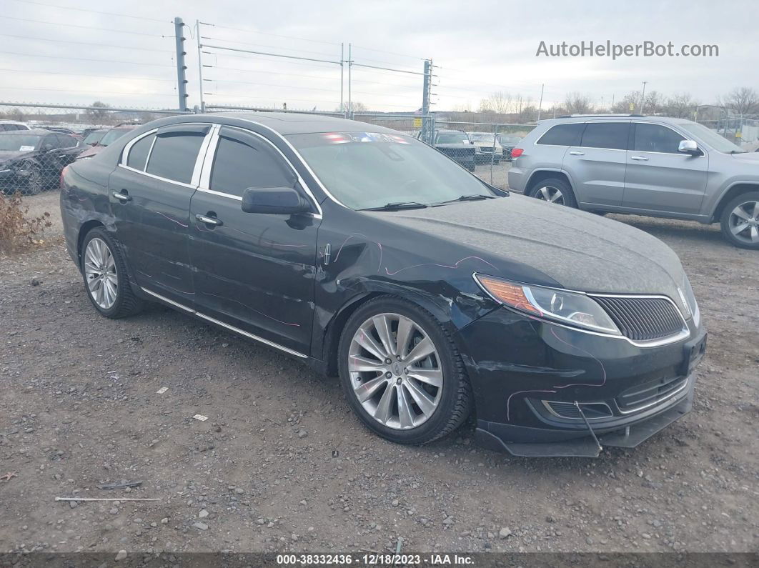 2014 Lincoln Mks Ecoboost Черный vin: 1LNHL9FT7EG608141