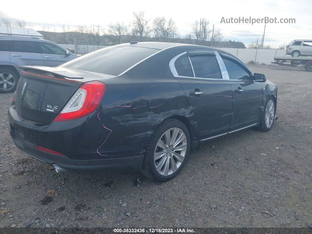 2014 Lincoln Mks Ecoboost Black vin: 1LNHL9FT7EG608141