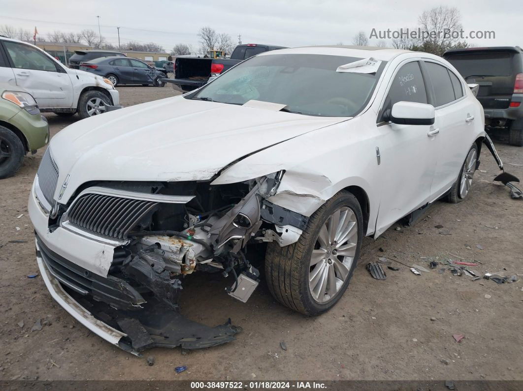 2014 Lincoln Mks Ecoboost White vin: 1LNHL9FT8EG600842