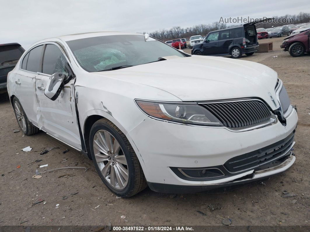 2014 Lincoln Mks Ecoboost Белый vin: 1LNHL9FT8EG600842