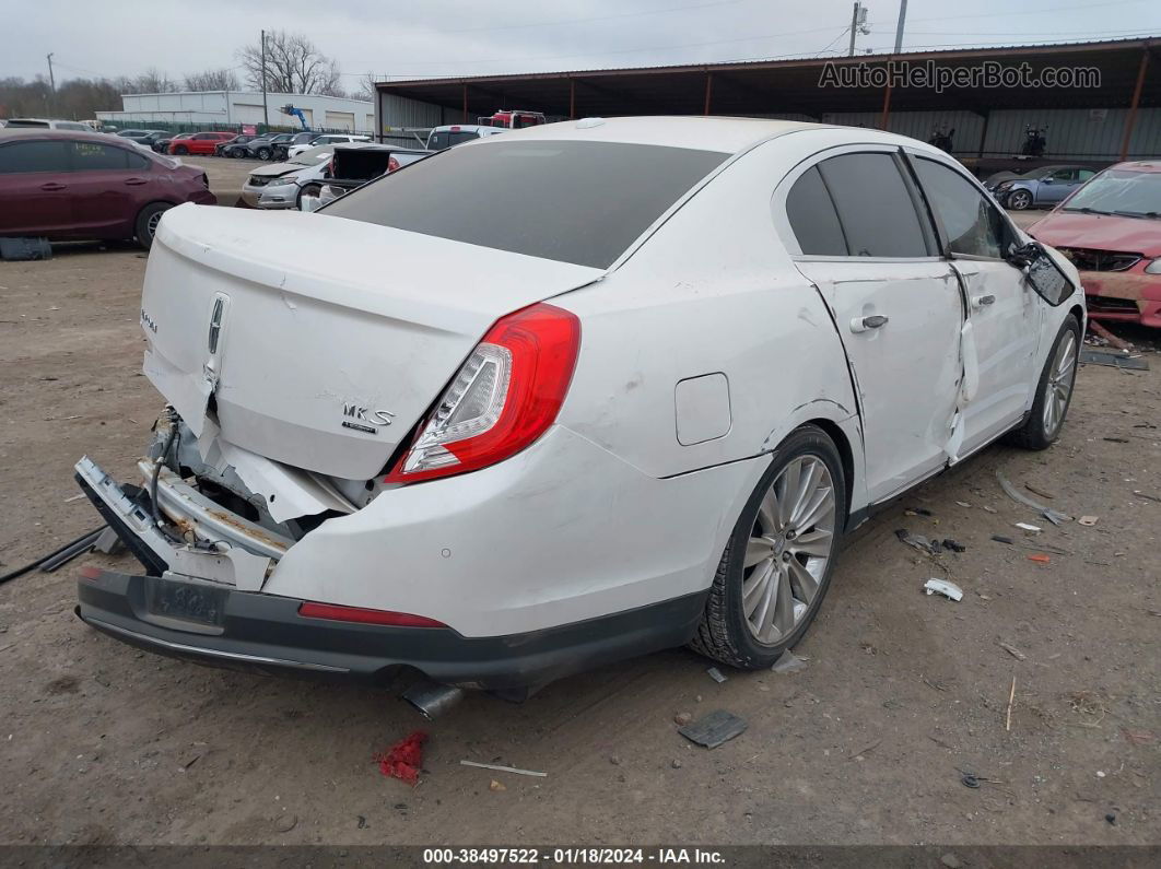 2014 Lincoln Mks Ecoboost White vin: 1LNHL9FT8EG600842