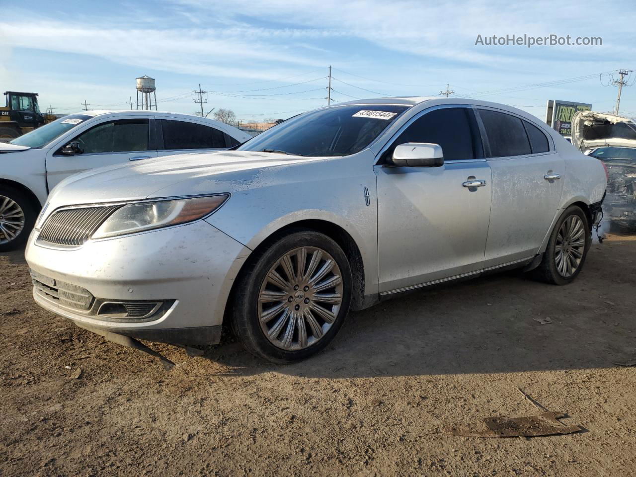 2014 Lincoln Mks  Silver vin: 1LNHL9FT9EG604558