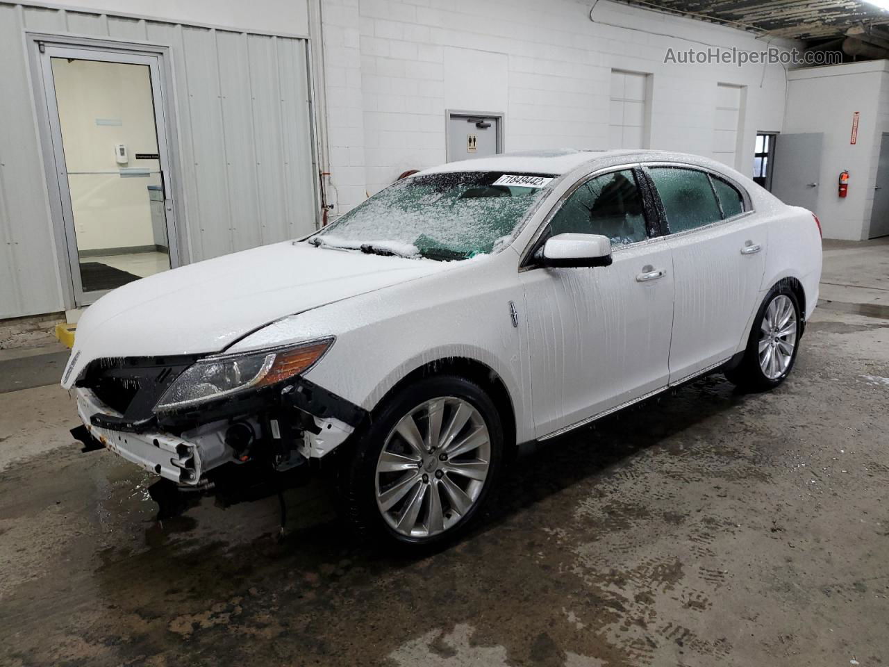 2014 Lincoln Mks White vin: 1LNHL9FTXEG603094