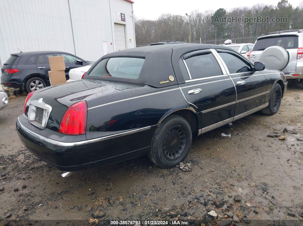 1999 Lincoln Town Car Executive Black vin: 1LNHM81WXXY628387