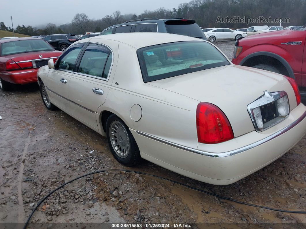 1999 Lincoln Town Car Cartier Кремовый vin: 1LNHM83W1XY627822