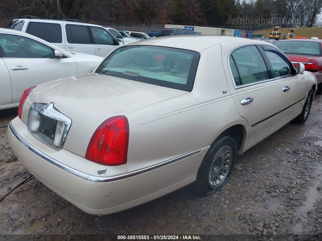 1999 Lincoln Town Car Cartier Кремовый vin: 1LNHM83W1XY627822