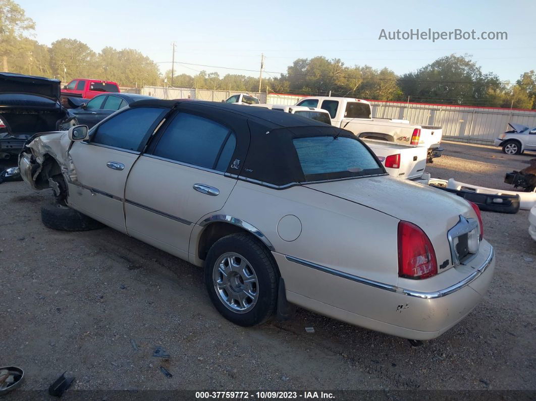 1999 Lincoln Town Car Cartier Cream vin: 1LNHM83W2XY603562