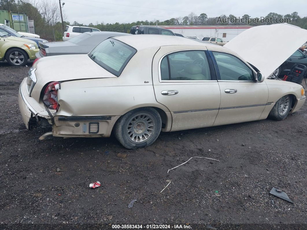 1999 Lincoln Town Car Cartier Бежевый vin: 1LNHM83W6XY604536