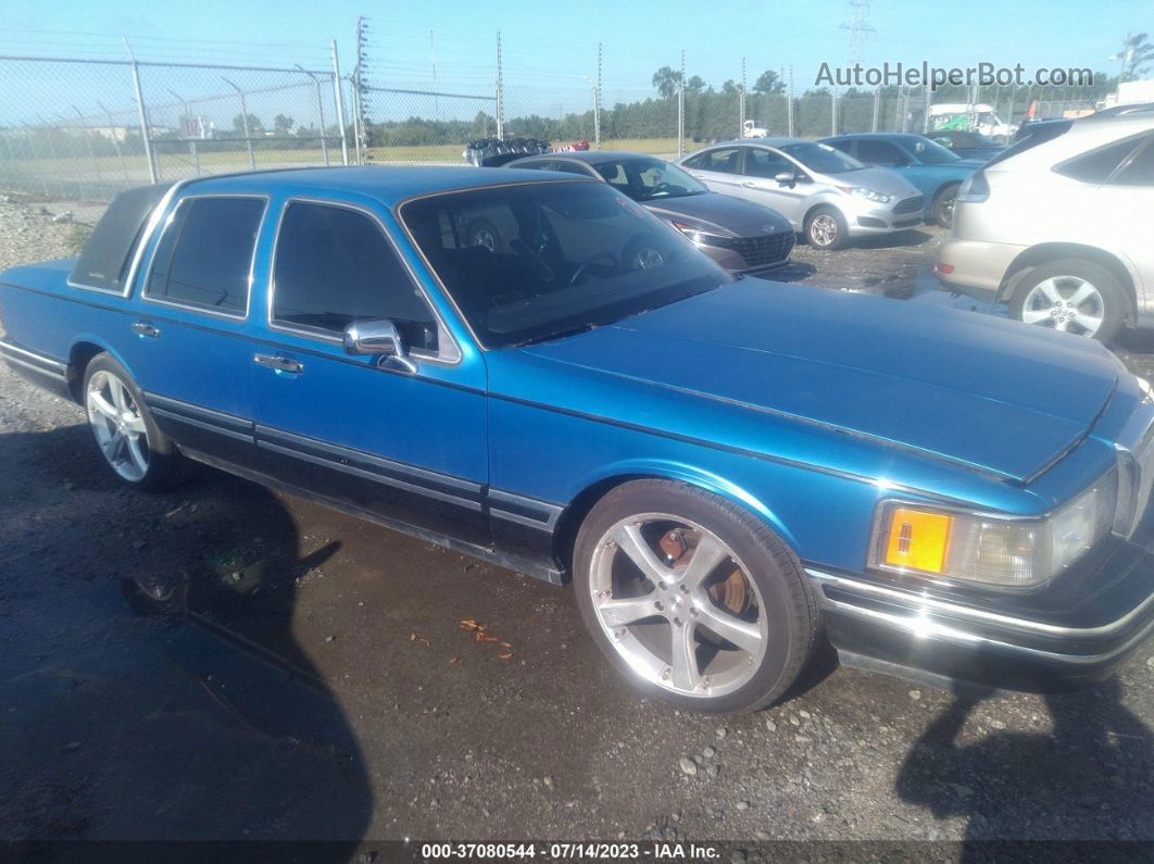 1992 Lincoln Town Car Executive Blue vin: 1LNLM81W5NY620740