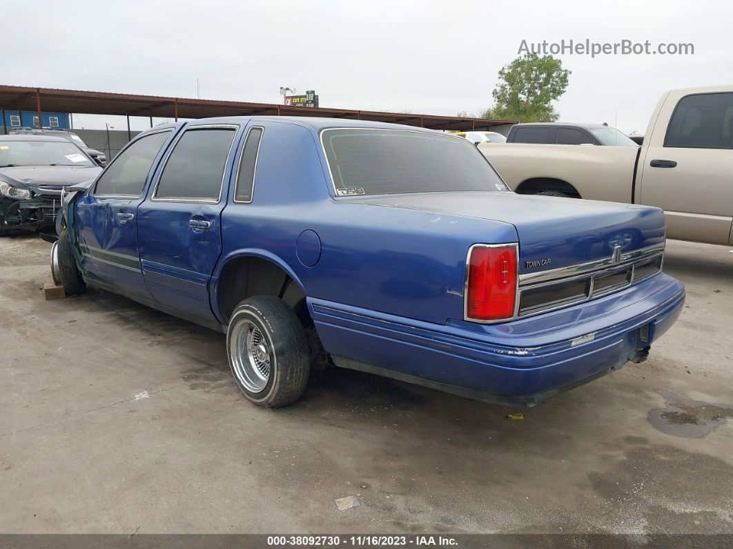 1995 Lincoln Town Car Executive Blue vin: 1LNLM81W7SY711648