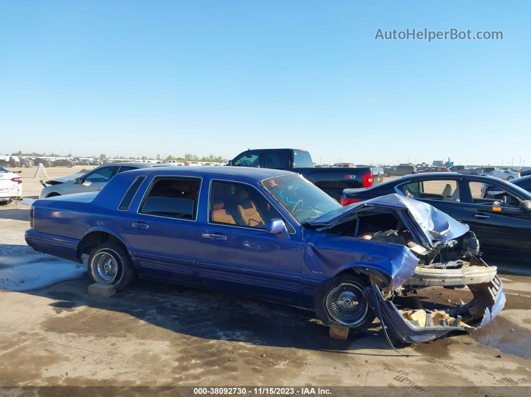 1995 Lincoln Town Car Executive Blue vin: 1LNLM81W7SY711648