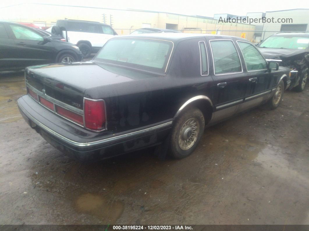 1995 Lincoln Town Car Executive Black vin: 1LNLM81W9SY763296